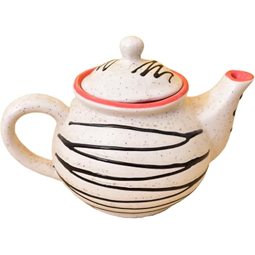 KunhaR Ceramic Teapot, Serving Kettle, Ceramic Kettle - 400 ML