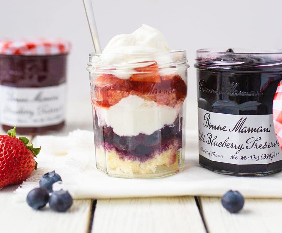 Bonne Maman Wild Blueberry Preserve, Marmalade Fruit Jam, 13 oz ℮ 370 g - Image 9 thumbnail