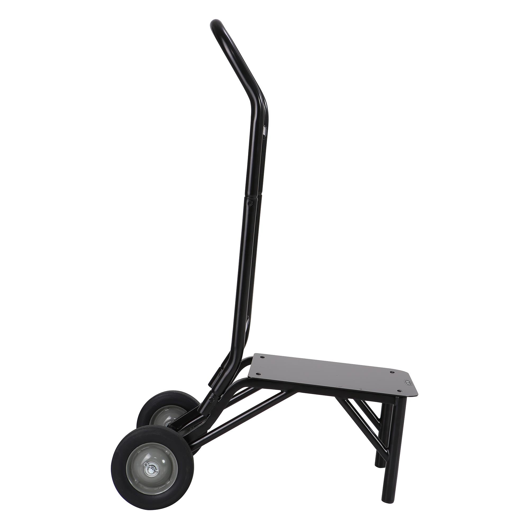 Lifetime Carrello di Sedia impilabile Nero 74,3 X 49 X 121,1 cm 80527