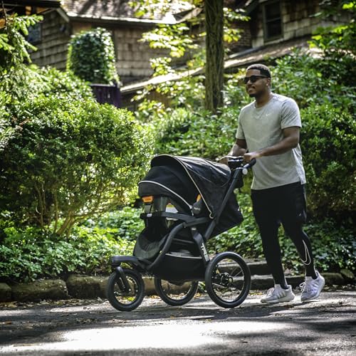 Image of Chicco TRE Jogging Stroller, All-Terrain Stroller, Compatible with Chicco Infant Car Seats (not Included), Baby Travel Gear, Galaxy /Black