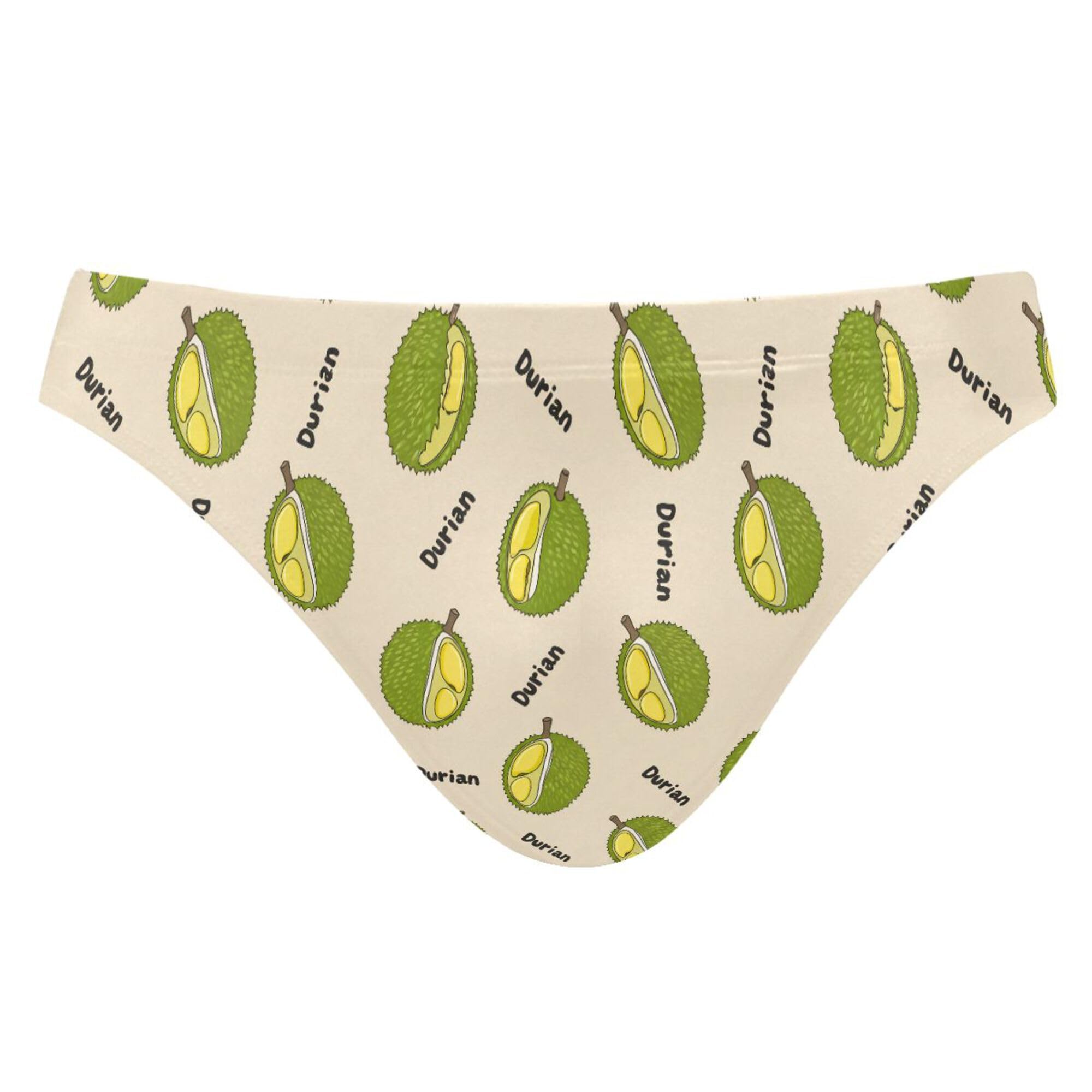 Men's Swim Briefs Durian Fruit Summer Swimsuit Beach Swimwear Bikini M B0404992