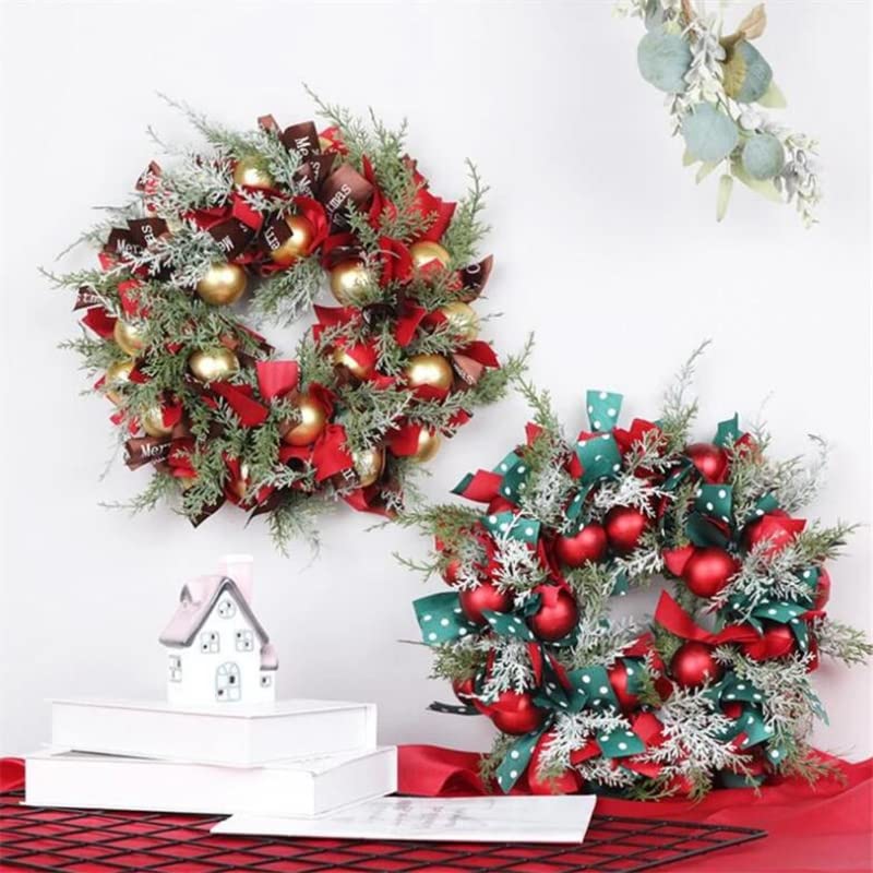 35cm Guirnalda De Navidad Puerta De Navidad Guirnaldas Adornos Decoraciones Hogar Colgando Navidad Feliz Año Nuevo Regalo-B,35cm