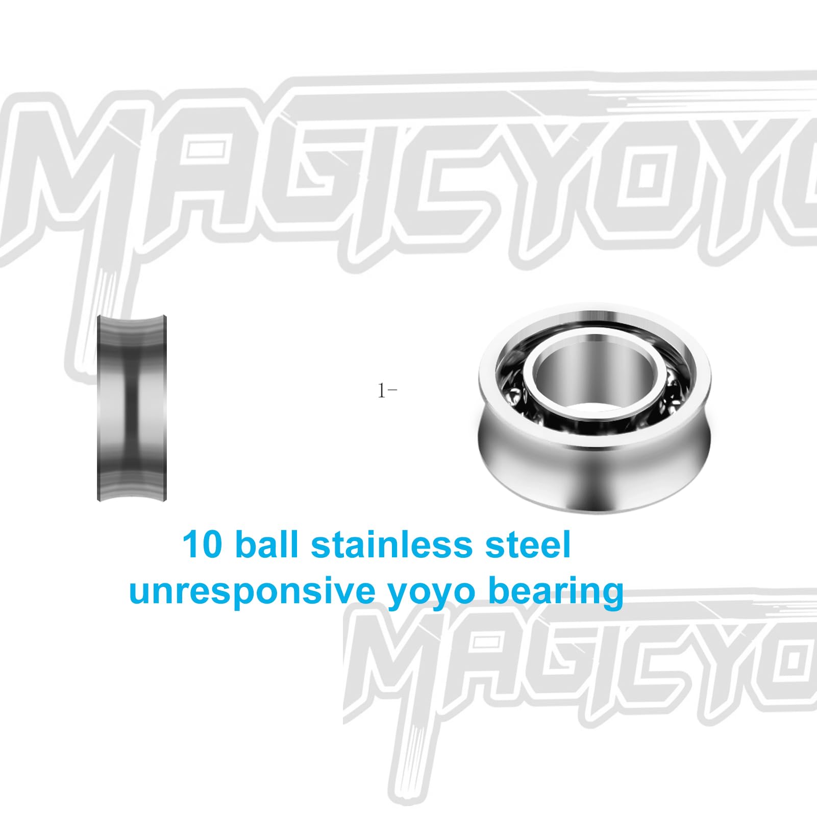 Icyoyo 1 Set 2 Metal Yoyo 10 Ball Bearings Beari... - Grandado