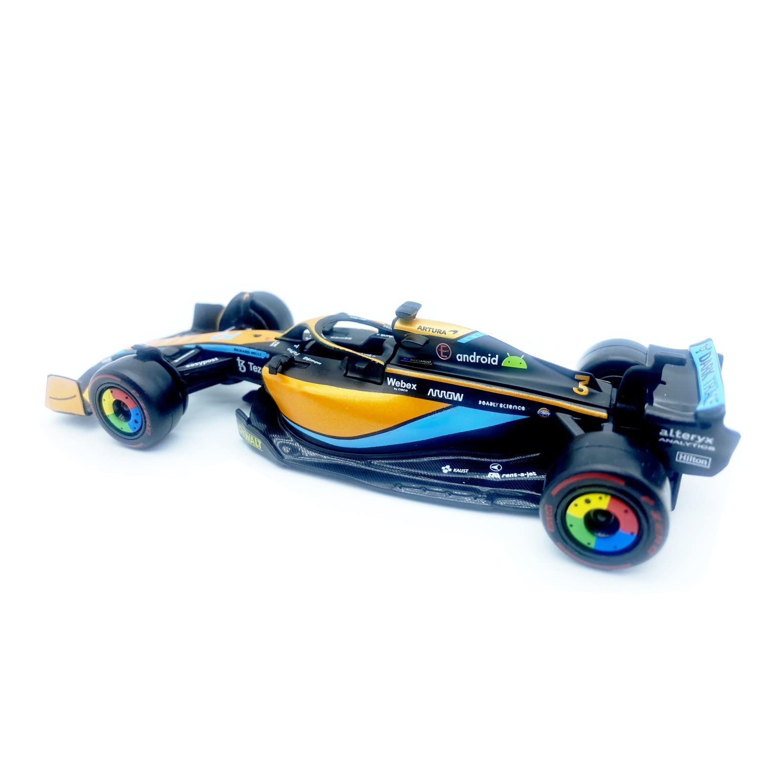 Miniatura Colecionável Carro Daniel Ricciardo McLaren Número 3: F1-MCL36 Fórmula 1 1/43 Bburago - Tudo de Marvel DC Netflix Geek Funko Pop Colecionáveis Miniatura Colecionável Carro Daniel Ricciardo McLaren Número 3: F1-MCL36 Fórmula 1 1/43 Bburago - Tudo de Marvel DC Netflix Geek Funko Pop Colecionáveis