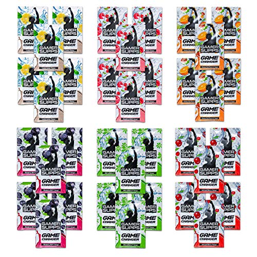 Energy Booster GAME CHANGER von GAMER SUPPS | eSports Energy Drink Pulver | Wenig Kalorien | Wenig Zucker | 280g | 40 Portionen Cover