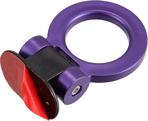 Miniatura 6 de X AUTOHAUX Pegatina universal de remolque en forma de O púrpura para coche, decoración de parachoques
