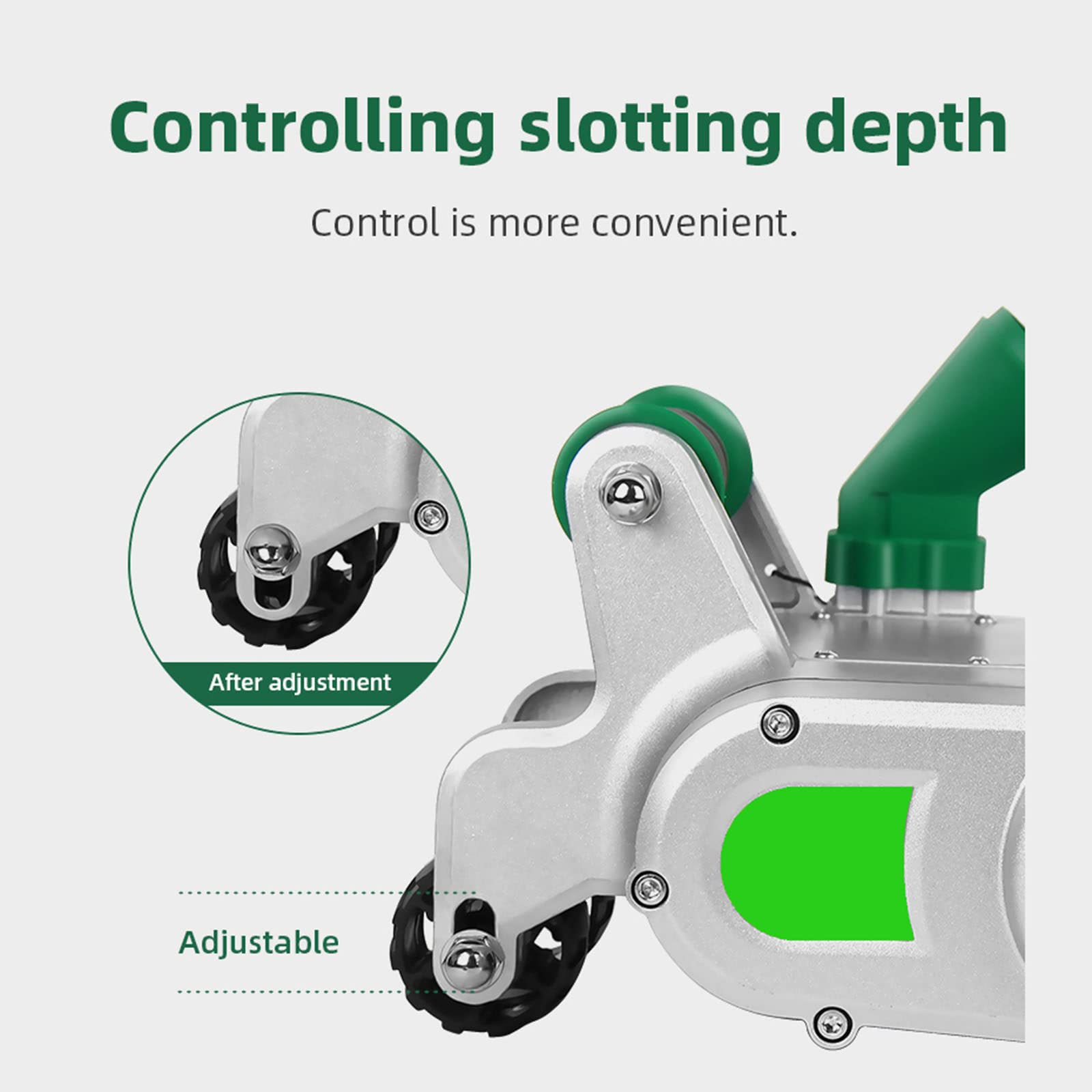 Scolapatrice Elettrica Da 1100W Per Pareti - Taglio Scanalature Con Lama 25mm E 35mm - Foto 5