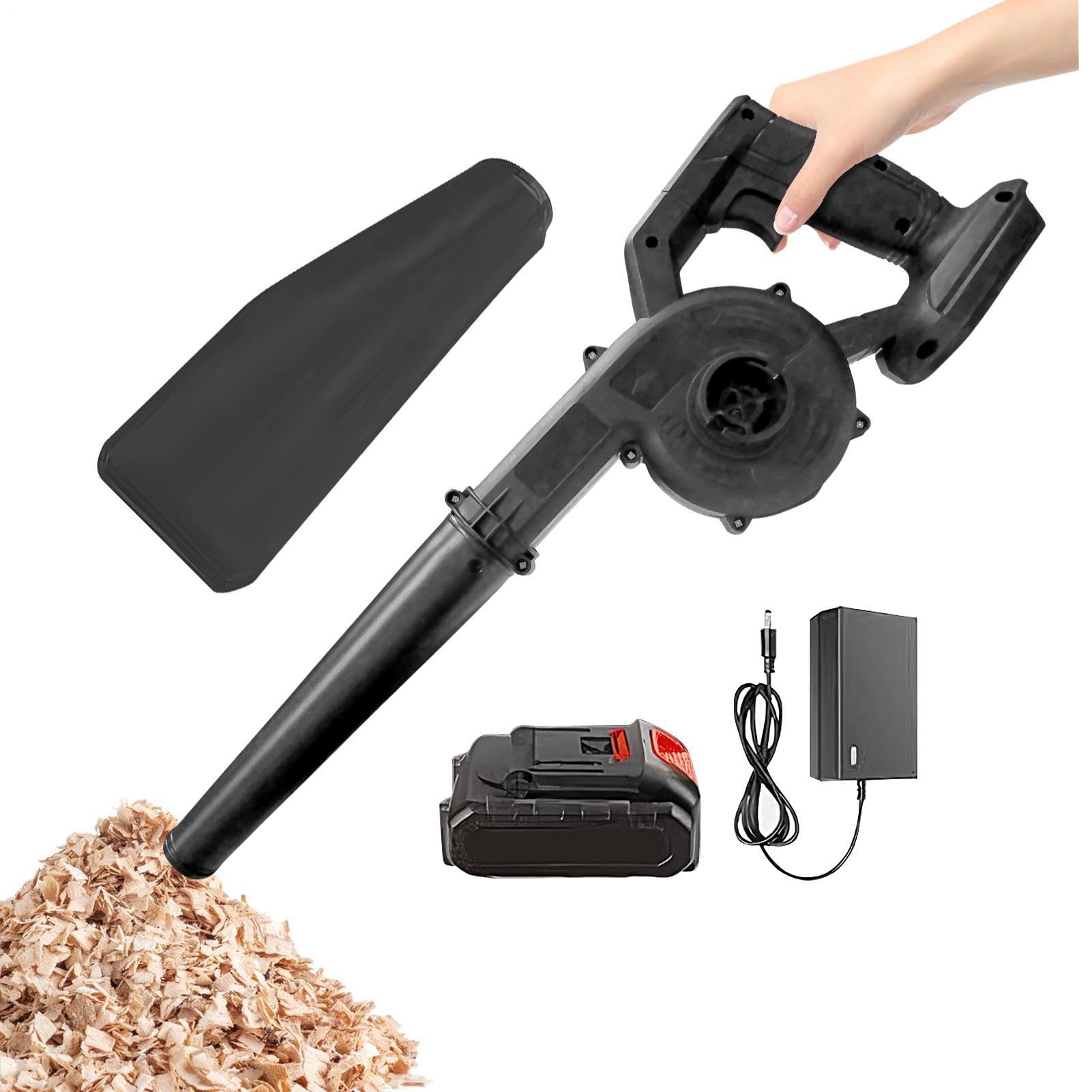Soffiatore per Foglie Potente Elettrico a 2 Velocità | Aspirapolvere da Giardino Portatile per Giardino Terrazza Pulizia Esterna Auto e Toglipolvere
