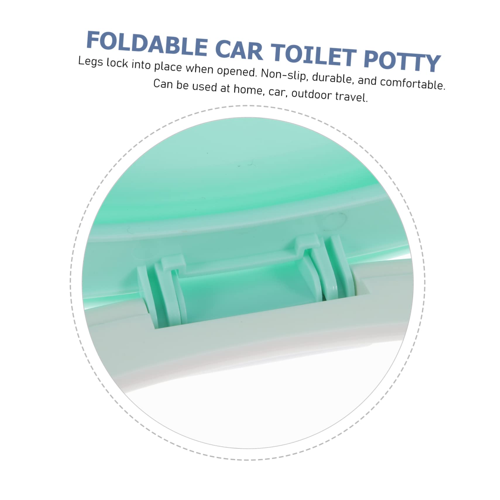 Orinal Plegable de Viaje para Niños Portátil de PC | Uso en Casa y Viajes, para Niño y Niños, Diseño Reducido Estructura Plegable