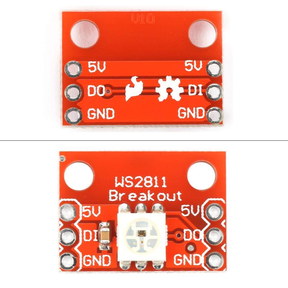 5 Pezzi Modulo LED Breakout WS2812 RGB 5050 RGB con Chip WS2812S Utilizzato per Progetti Elettronici