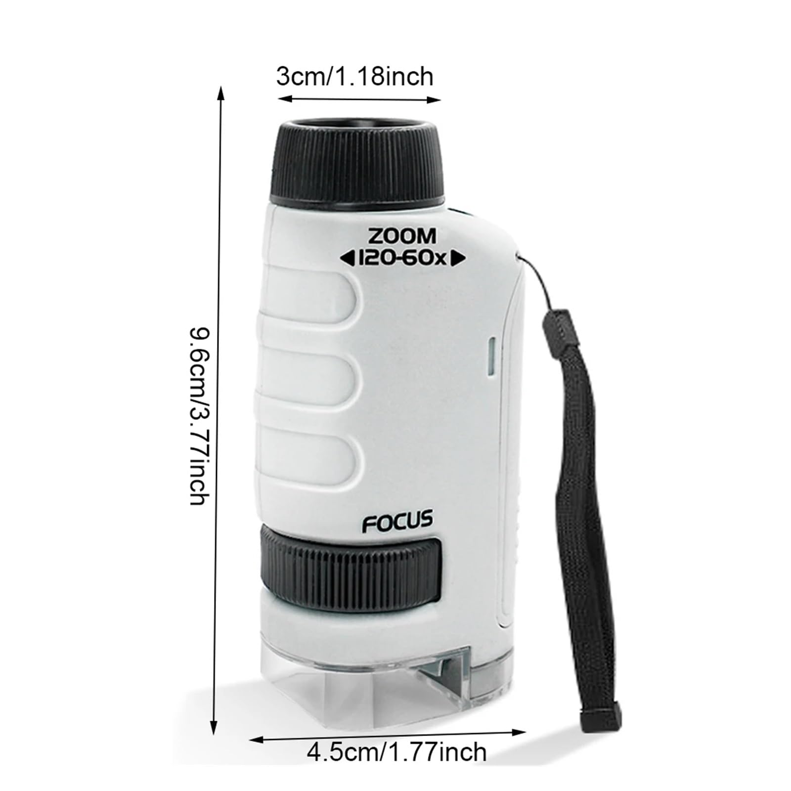 Mini Microscope Avec Zoom: Mini Microscope Portatif - QGWR Mini Microscope Avec Zoom: Mini Microscope Portatif - QGWR