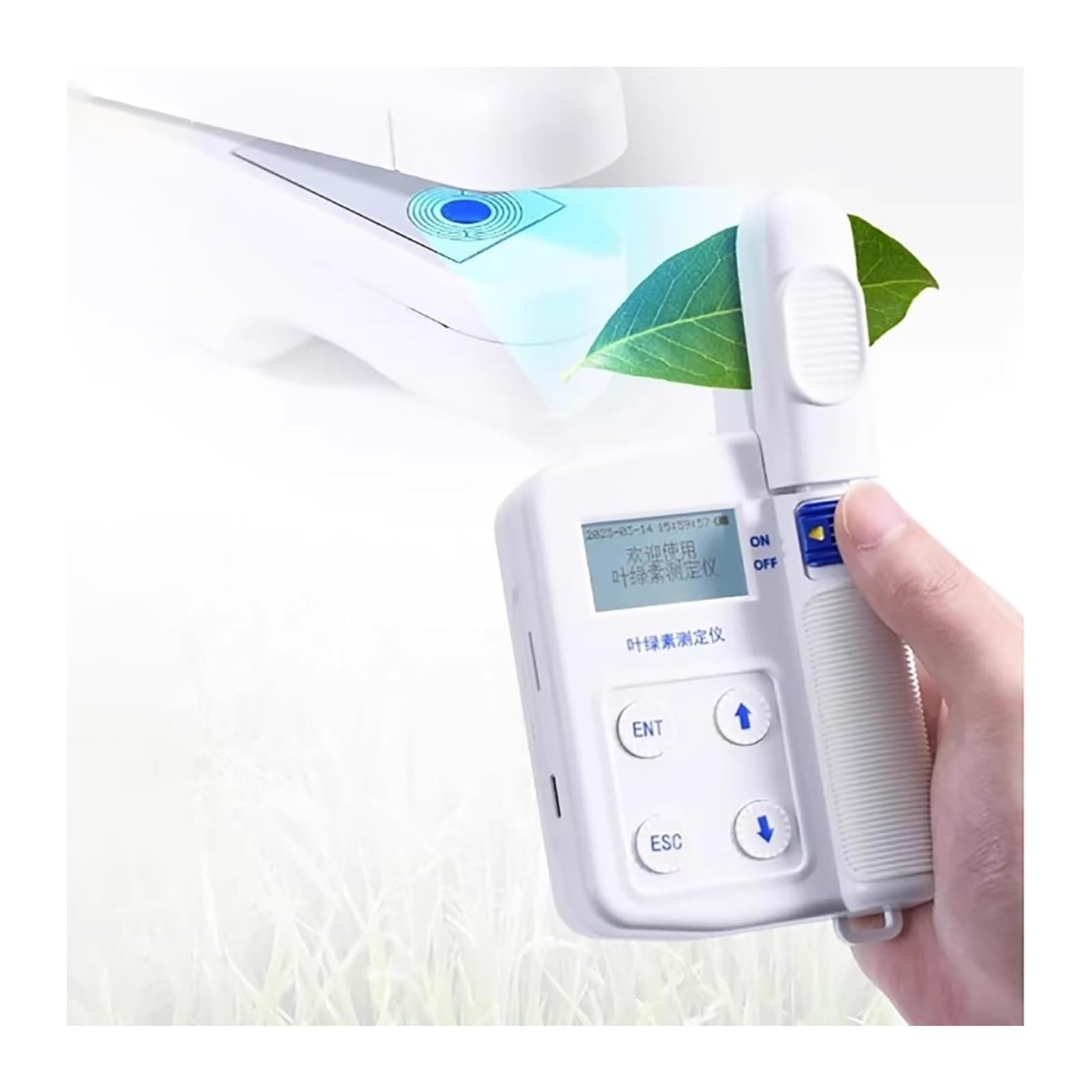 Chlorophyllomètre numérique portable écran LCD analyseur de feuilles YT-YB