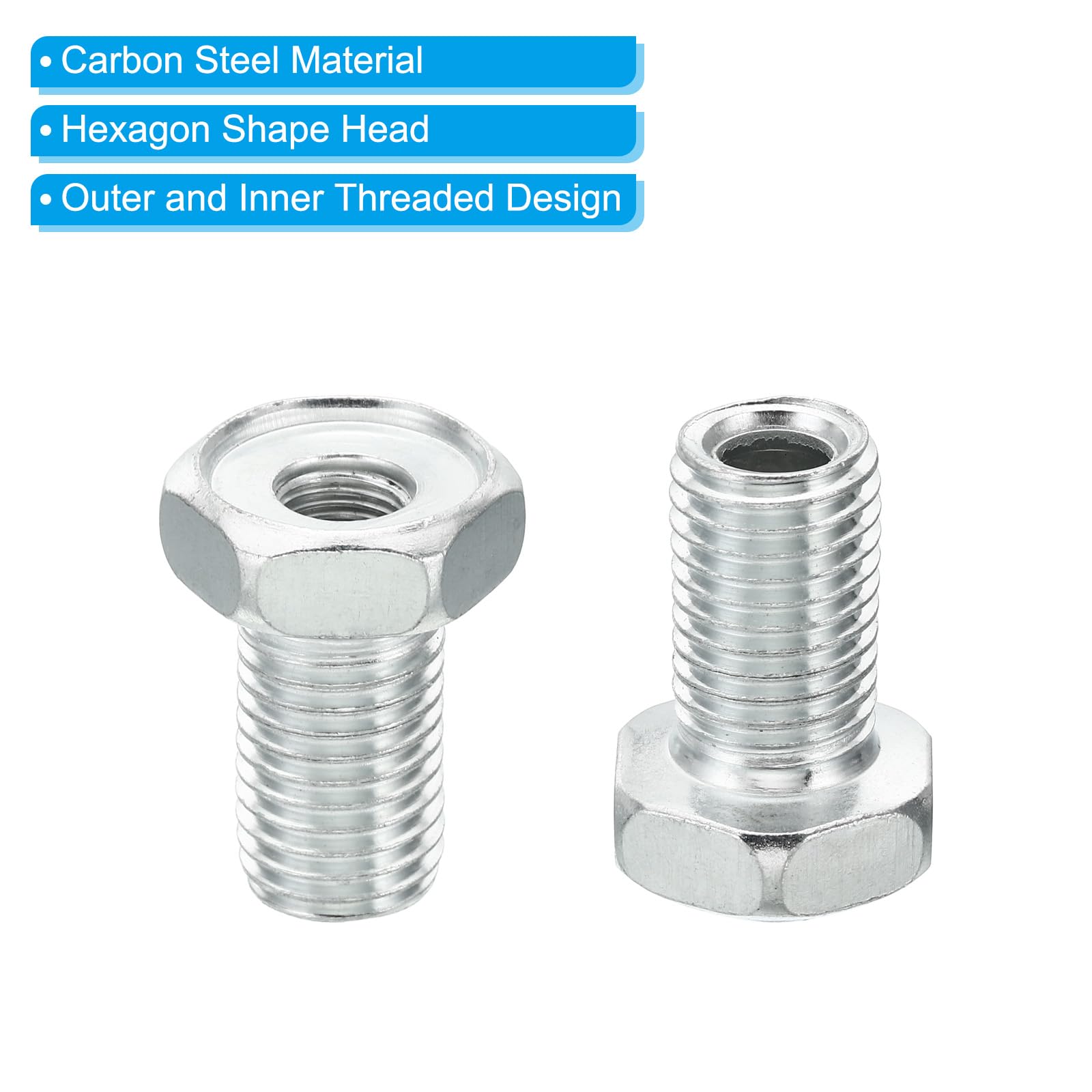 PATIKIL M16x2 to M10x1 Hex Thread Reducing Connector - Image 4