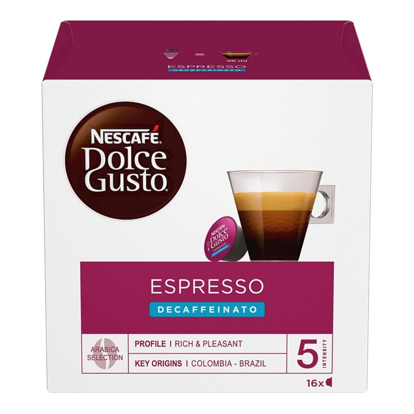 Immagine del prodotto NESCAFÉ DOLCE GUSTO Espresso Decaffeinato Caffè, 6 Confezioni da 16 capsule (96 capsule)