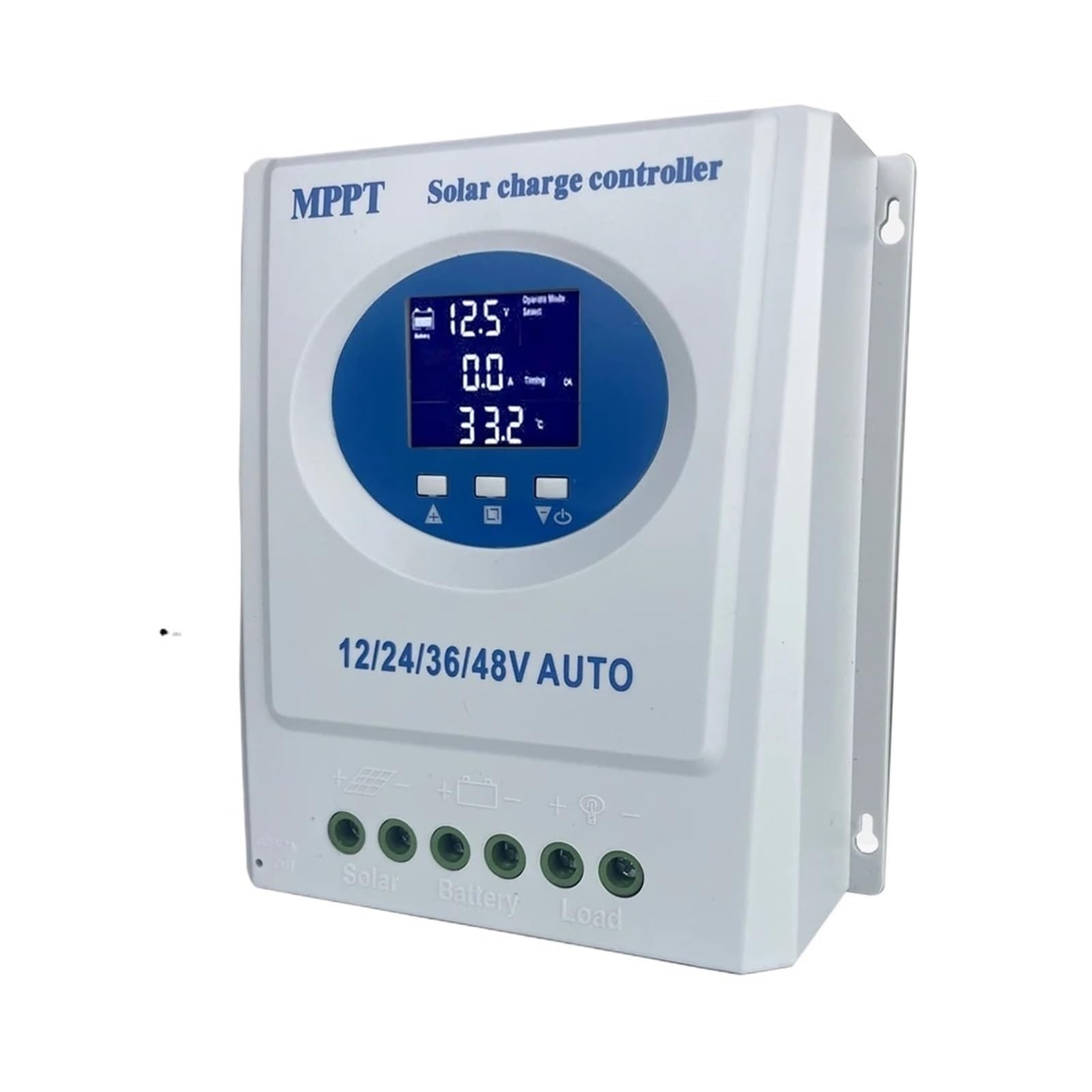 60A-150A MPPT Solar Charge Controller 12V/24V/36V/48V Auto 7 Modes For Lead-Acid/Lifepo4/Lithium With Dual USB LCD Display(150A)