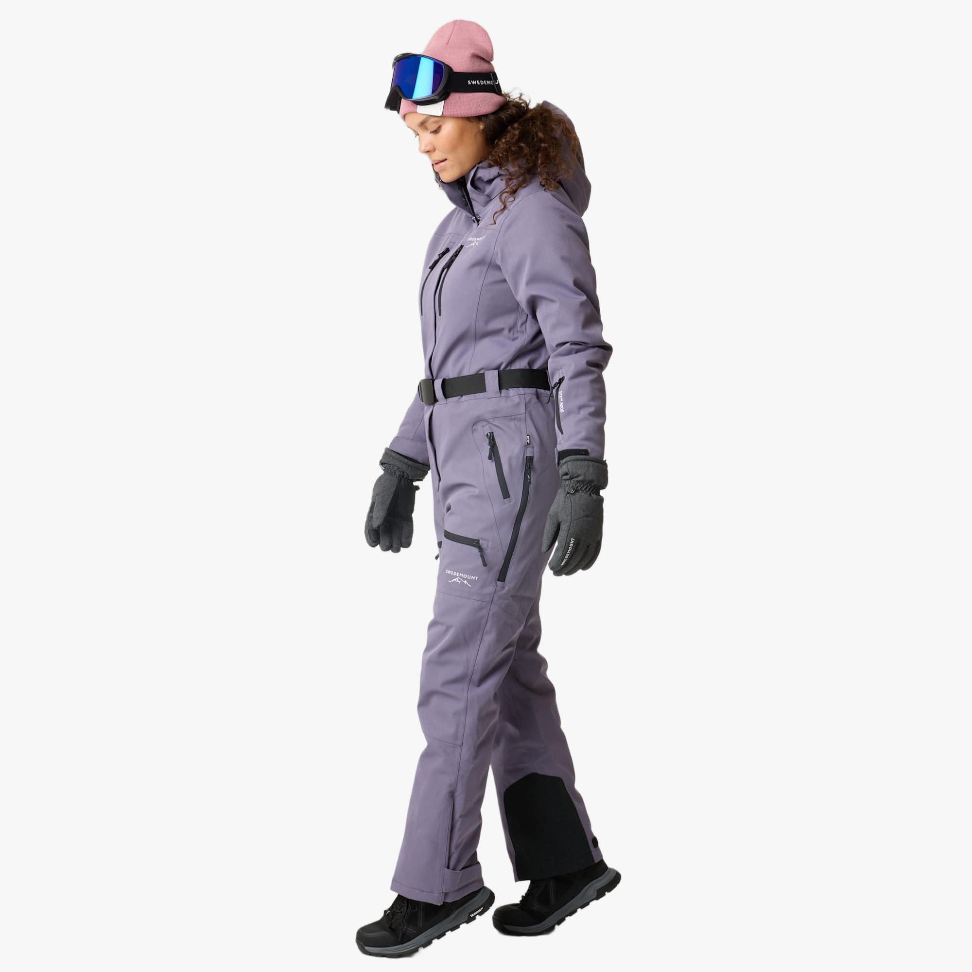 Swedemount Cervinia Combinaison de Ski pour Femme, Imperméable 8000 mm, Coupe Régulière, Capuche Ajustable, STX Technology, Alpin Snowboard