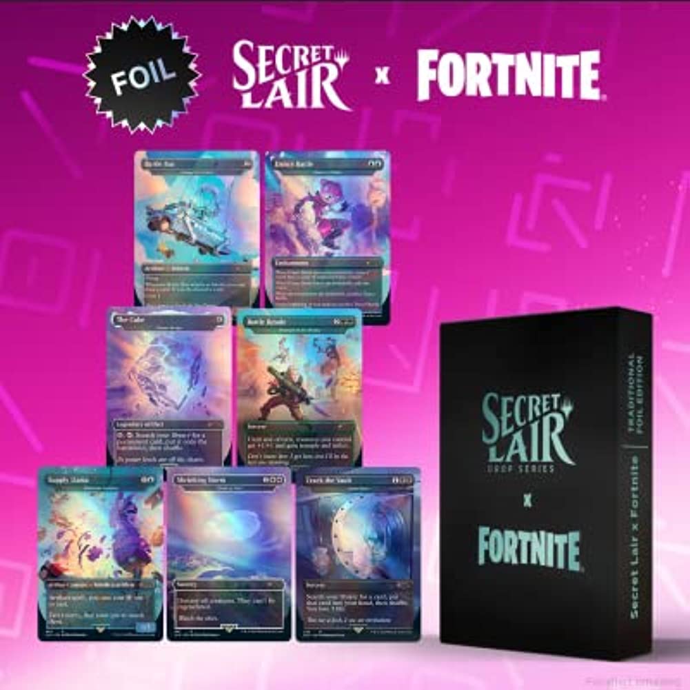 Amazon.com: Magic The Gathering: Secret Lair for Fortnite (Foil Edition) :  Toys & Games