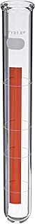 Corning Pyrex Taylor Universal Cylindrical Tube with Lifetime Red Graduations, 50ml Capacity