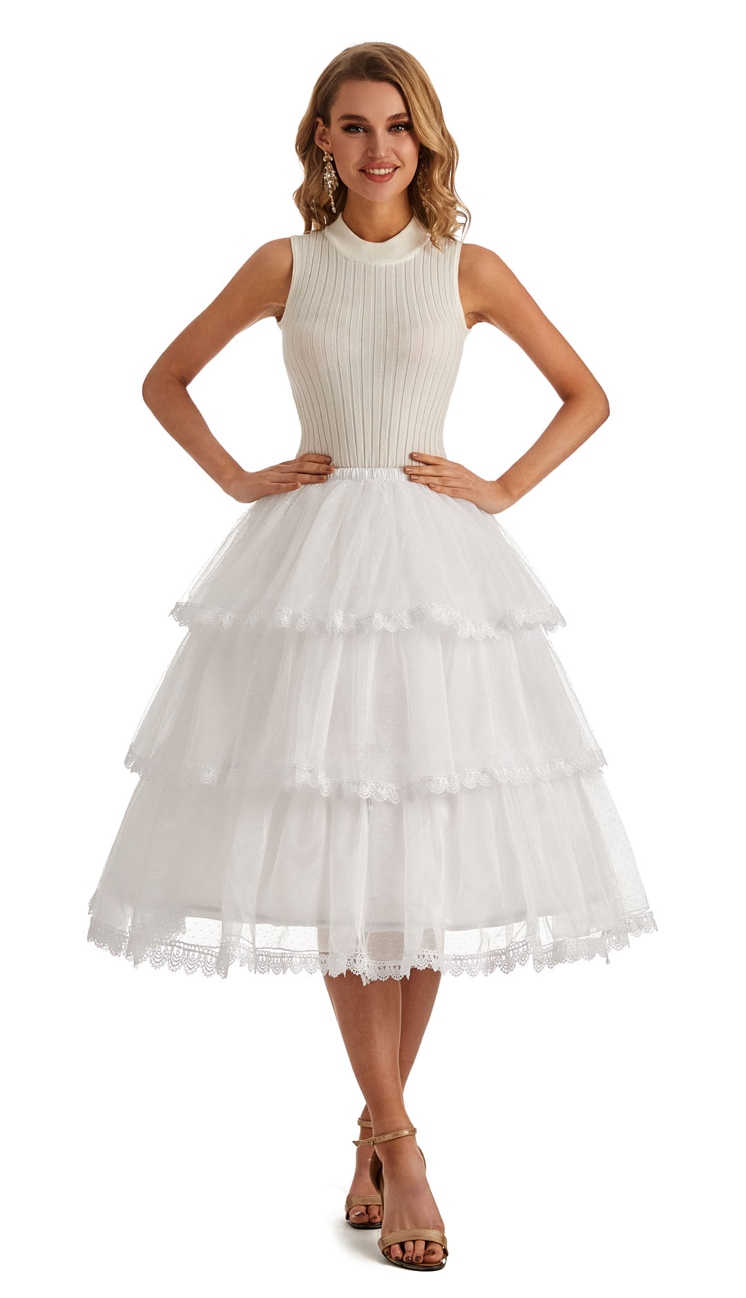 Aprildress Women's 3 Hoop Petticoat White Crinoline Underskirt for Cosplay Lolita Retro Dress Length Adjustable PPT630 at Amazon Women's Clothing store Aprildress Women's 3 Hoop Petticoat White Crinoline Underskirt for Cosplay Lolita Retro Dress Length Adjustable PPT630 at Amazon Women's Clothing store