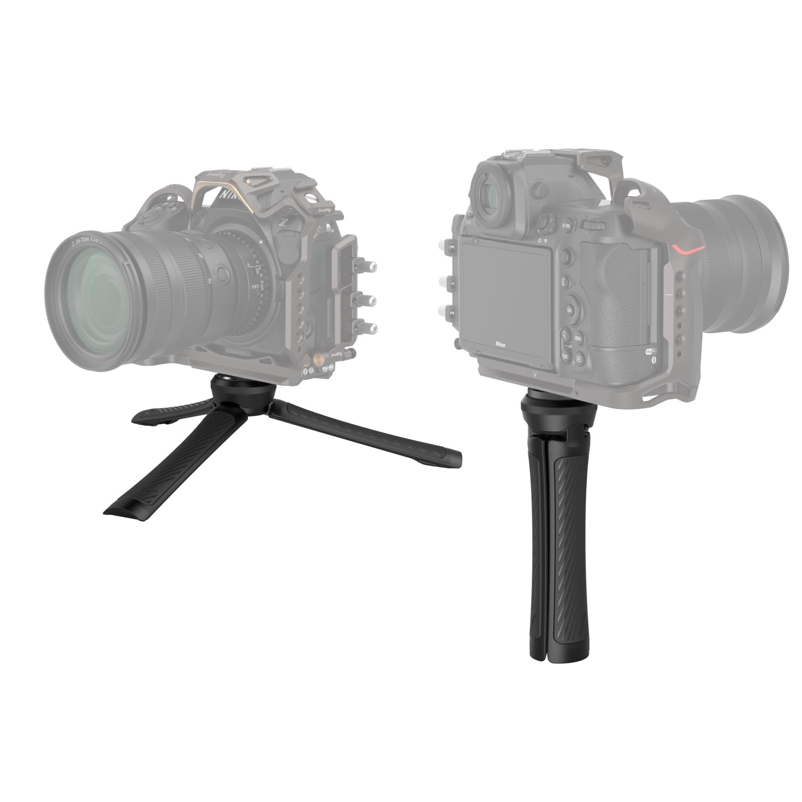 SMALLRIG Mini Treppiede a Sgancio Rapido, Compatibile Universalmente con Supporto a Vite da 1/4"-20 per Stabilizzatori, Fotocamera, Gabbia - 4117