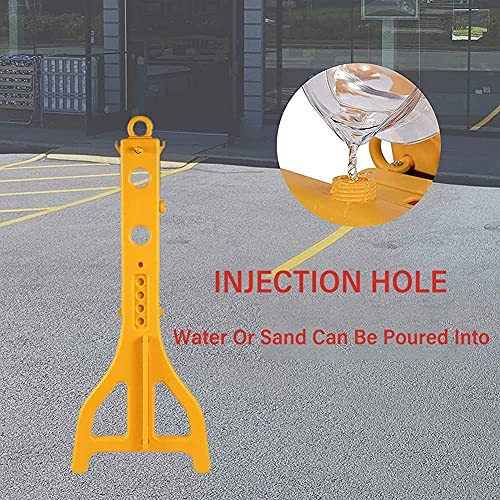 Barrière extensible pliable de sécurité avec structure étanche 2,4 m - 6