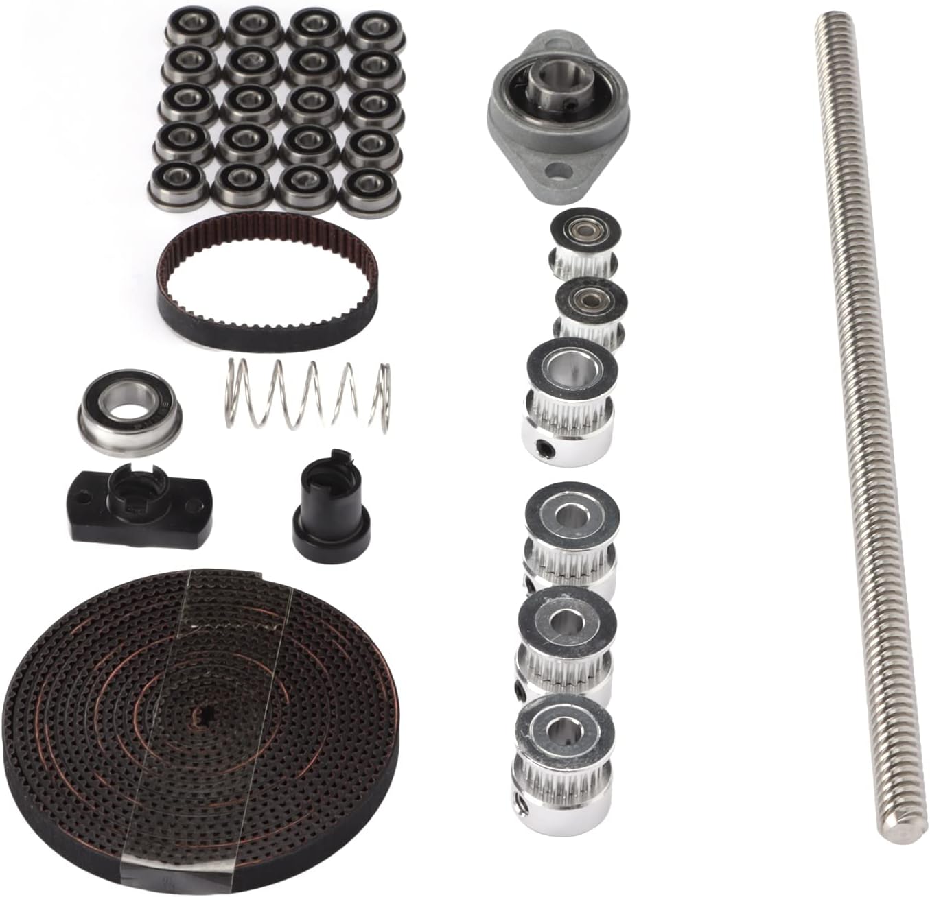 review 3D Printer Belt Drive Kit, Steady Running Upgrade Parts 3D Printer Upgrade Parts 3D Printer Accessories Replacement Metal Material for Voron V0 GT2