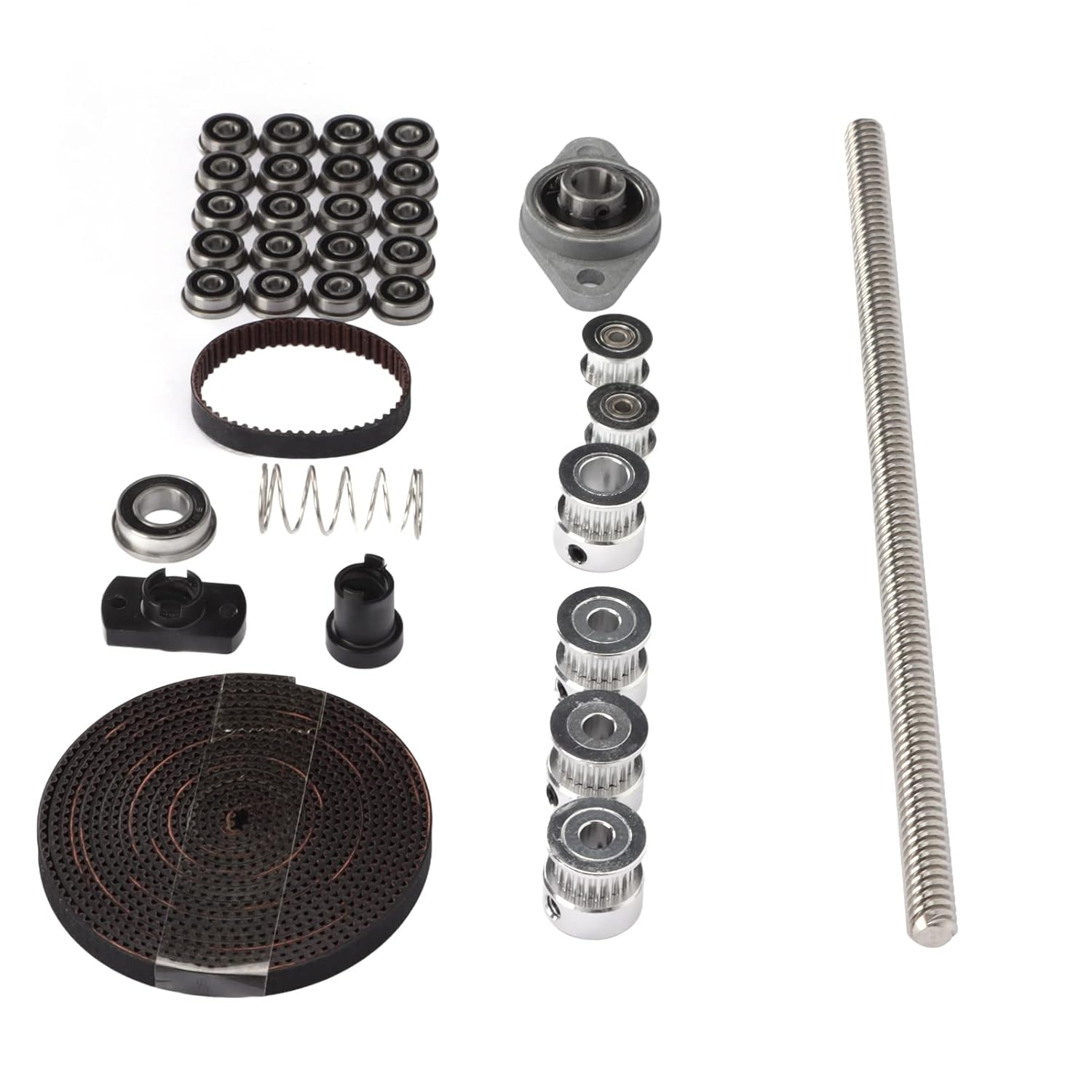 review 3D Printer Drive Upgrade Kit, Steady Running Easy Assembly 3D Printer Belt Drive Kit 3D Printer Accessories Upgrade Parts for Printer Failure Problem Solve