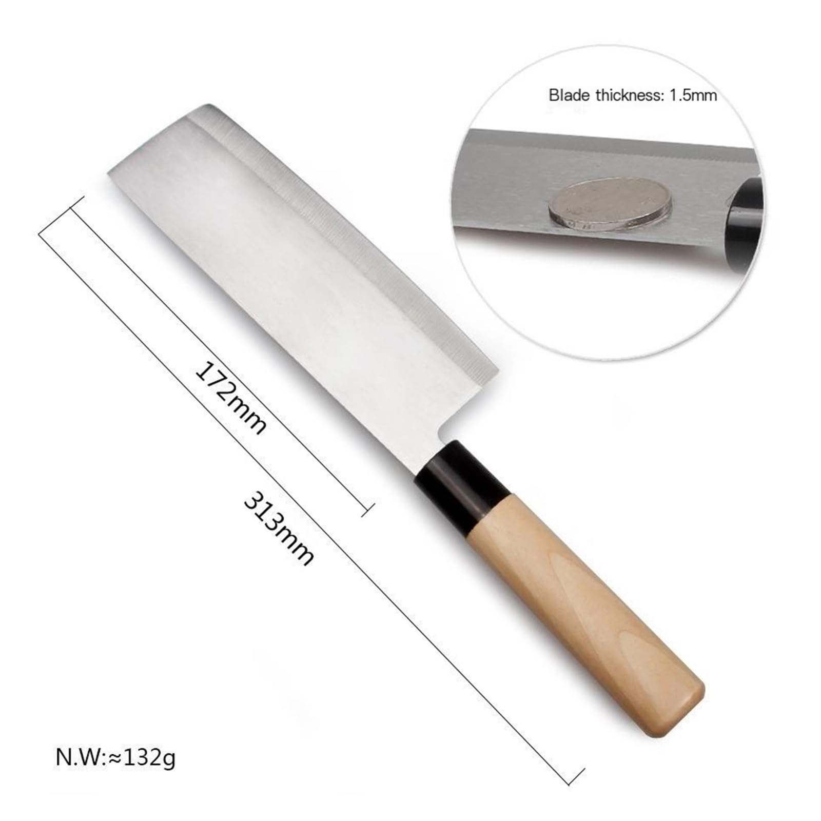 Japanisches Lachs-Sashimi-Messer-Set, Sushi-Fischfilet-Kochmesser-Set, Schneiden, Schneiden, Angeln, Küchenmesser