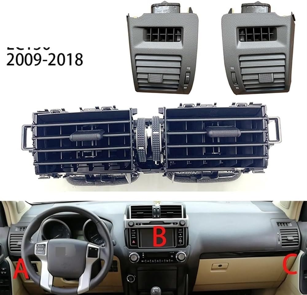 Car Air AC Vent for Toyota for Land for Cruiser for Prado 2700 LC150 2009-2018 LC150 Car A/C Air Conditioner Vents Air Conditioning Outlet