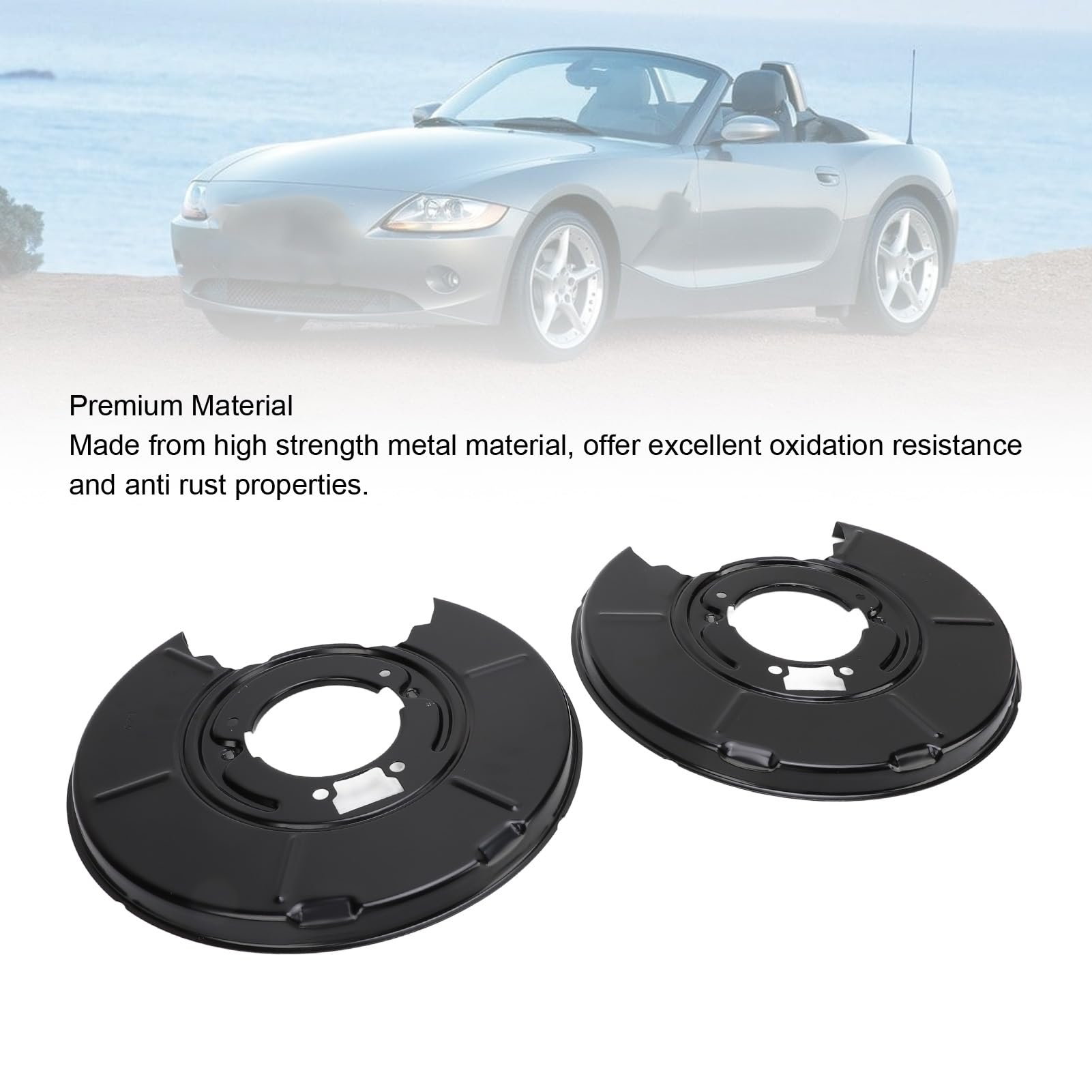 Pair Of Rear Brake Disc Dust Covers / Splash Shields For BMW 3 Series E36 E46 5 thumbnail image