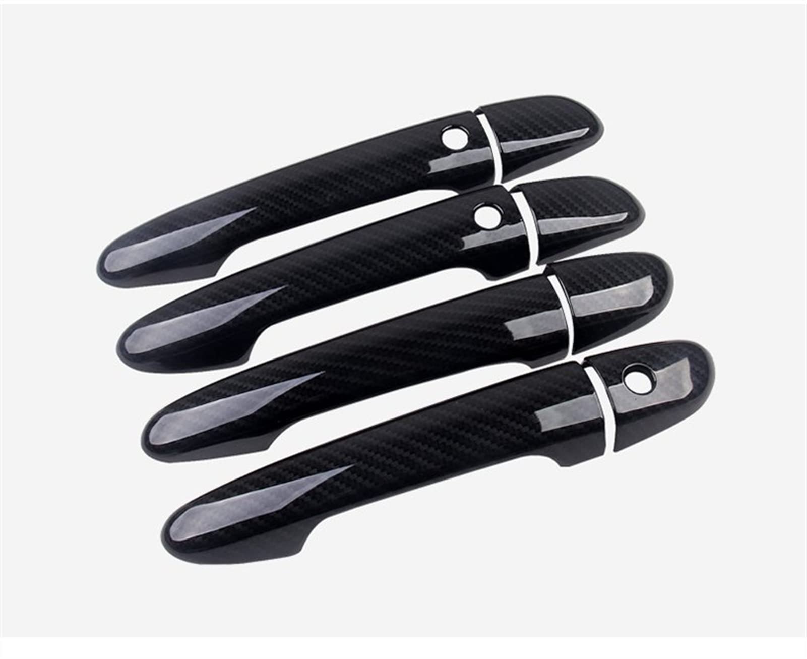 Fahbstr 1 Exterior Door Handle Cover For Mazda Cx-5 Cx5 Kf 2017-2020 Carbon Fiber Car External Outer Door Handle Bowl Catch Cover Protection Trim Sticker(1)
