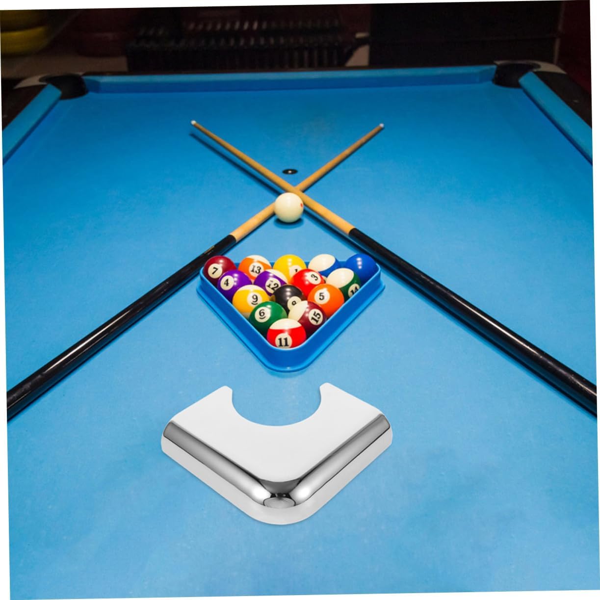 2pcs Billiard Table Corner Guards Protective Pool Table Hardware for Wear Prevention Preservation Easy to Install