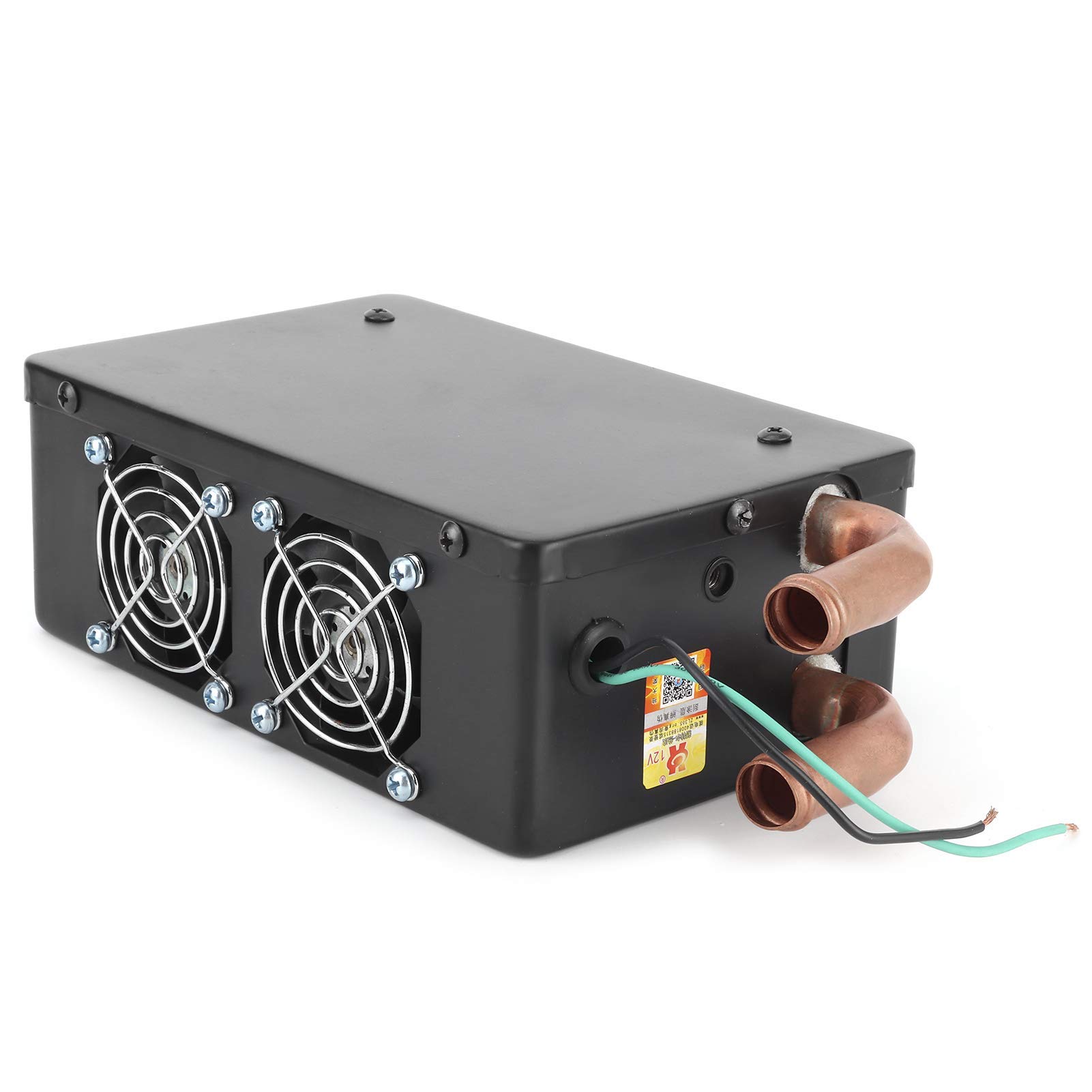 Ejoyous Portatile Riscaldatore per Auto, 12V 50W, 3 Fori, Sbrinatore per Parabrezza, Dispositivo di Rimozione della Foschia, Riscaldatore Invernale