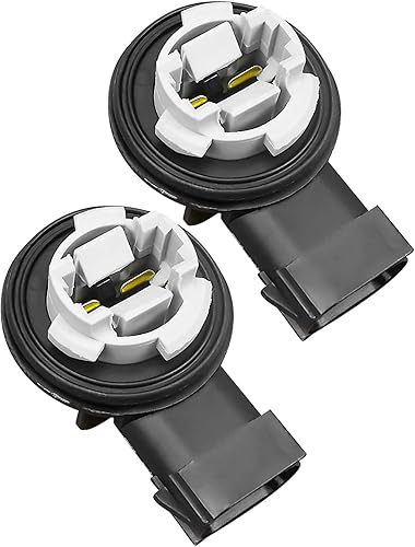 Enchufe de bombilla de señal de giro frontal para Jeep Wrangler JK JKU 2007-2018 enchufe de lámpara de estacionamiento, 2 unidades