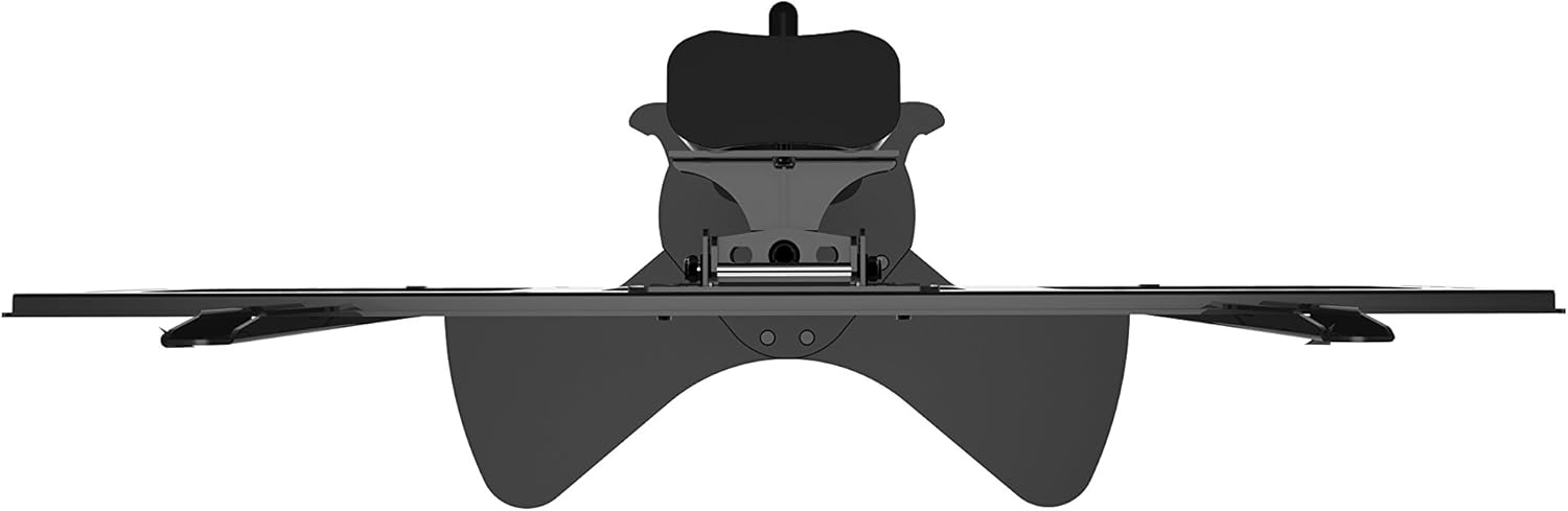 Duronic TV Stand TVS1D1 | Standing Mount for 37”-65” Flat Screen Television LCD/LED/OLED/QLED | Tilting -10°/+5° | VESA Up to 600x400 | Strong Heavy Duty | Max 68kg Capacity | Universal Table Top Base