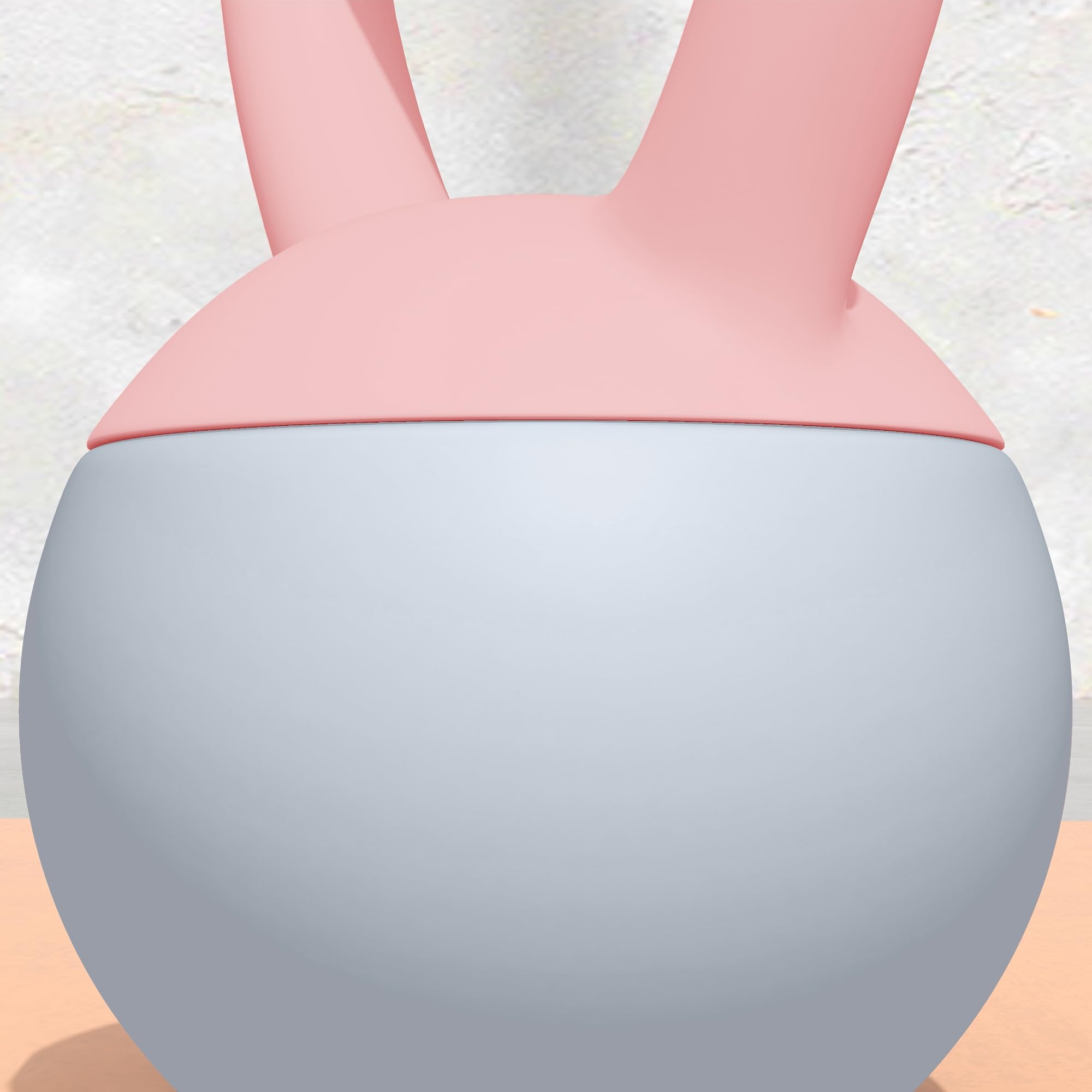 SPORTNOW 4kg Kettlebell souple avec poignée antidérapante, Rose et Gris
