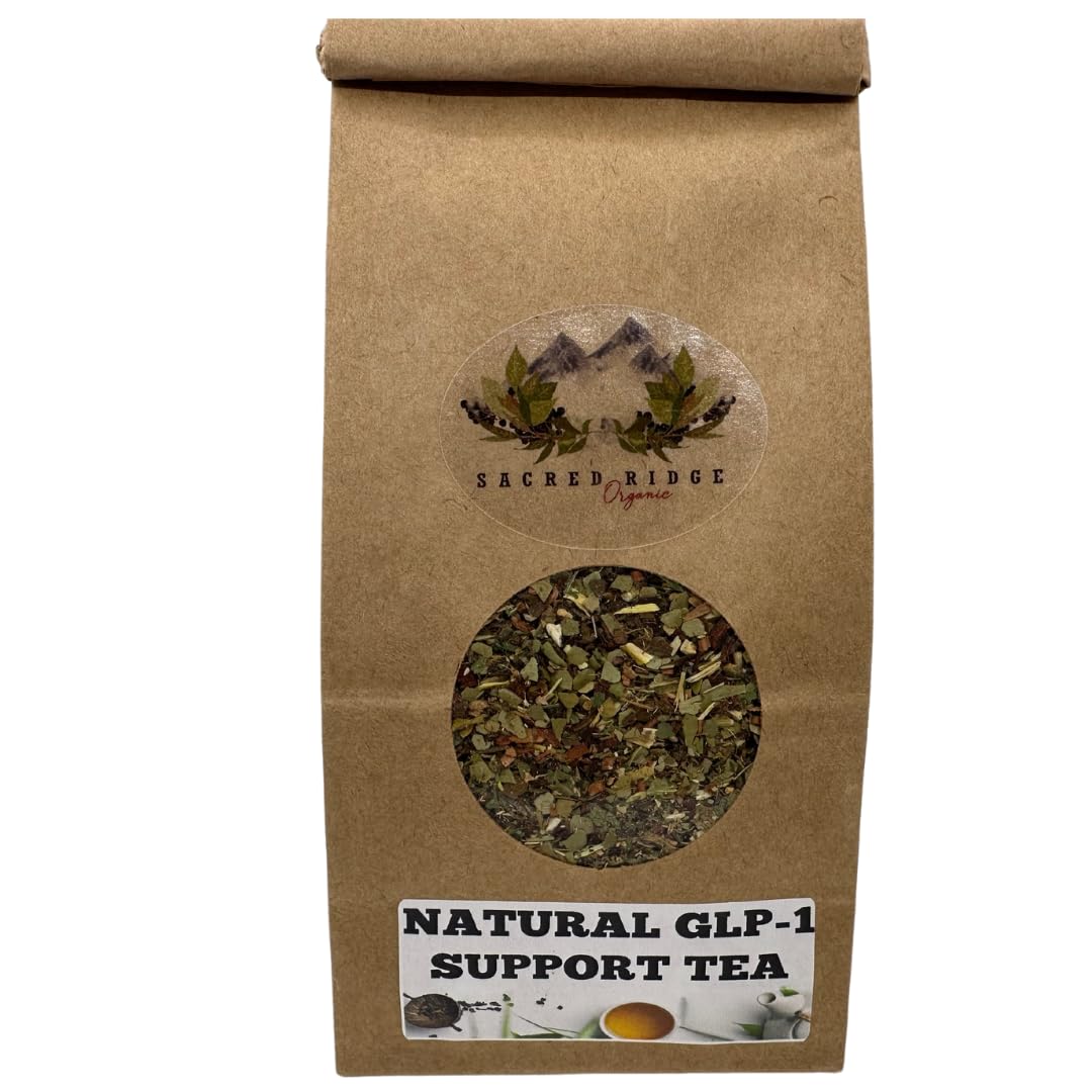 Natural GLP-1 Support Organic Herbal Tea Blend 4 oz Yerba Mate Blend : Grocery & Gourmet Food