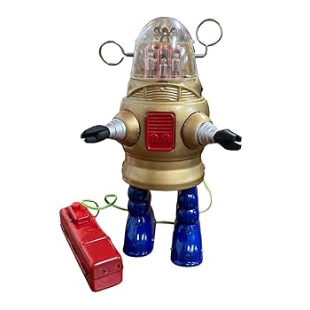 ✨昭和ブリキ玩具✨ HAHATOY PISTON ACTION ROBOT Piston Action Robot Robby the Robot Tin Toy - SALE! – Robot