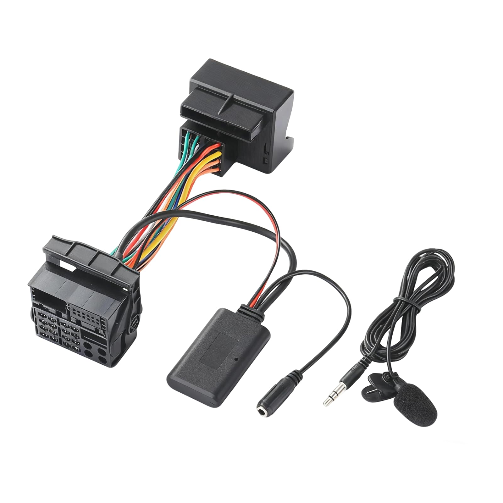 Adaptador de llamadas manos libres Bluetooth compatible con Peugeot 307 407 508 Citroen C5 RD4 C6 Blaupunkt VDO Bosch Radio, CD inalámbrico estéreo AUX interfaz de música