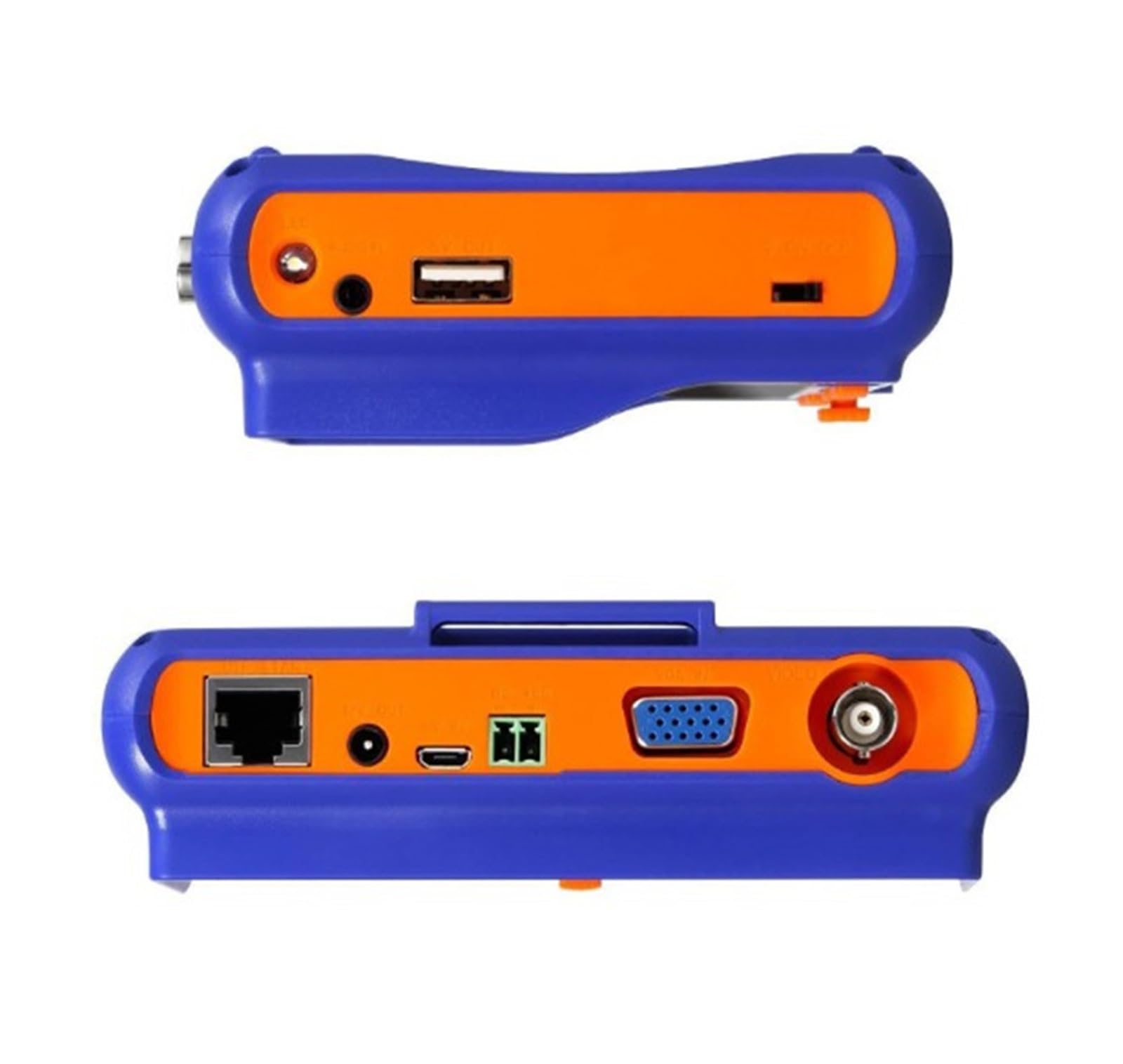 Tester TVCC, Tester CCTV HD da 5 pollici 6in1 1080p Monitor ADH/TVI/CVI/VGA/Tester fotocamera 8MP 5MP 2MP 720P Tester cavo UTP PTZ,Tester per cavi