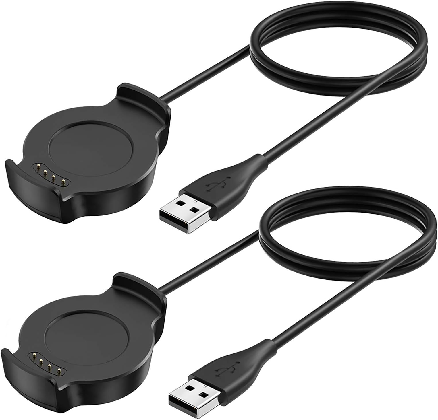 NANW Charger Compatible with Huawei Watch 2, 2 Pack 3.3ft Replacement USB Charging Cable Cord Dock Accessories Adapter Compatible with Huawei Watch 2 / Watch 2 Pro