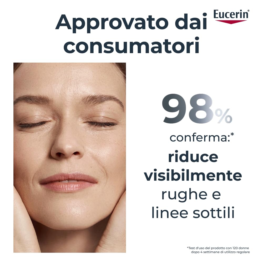 Eucerin Skincare Kit con Hyaluron-Filler Crema Giorno SPF 30 50 ml + Refill 50 ml, Crema viso antirughe e idratante e ricarica ecologica, Con Acido Ialuronico, Per tutti i tipi di pelle