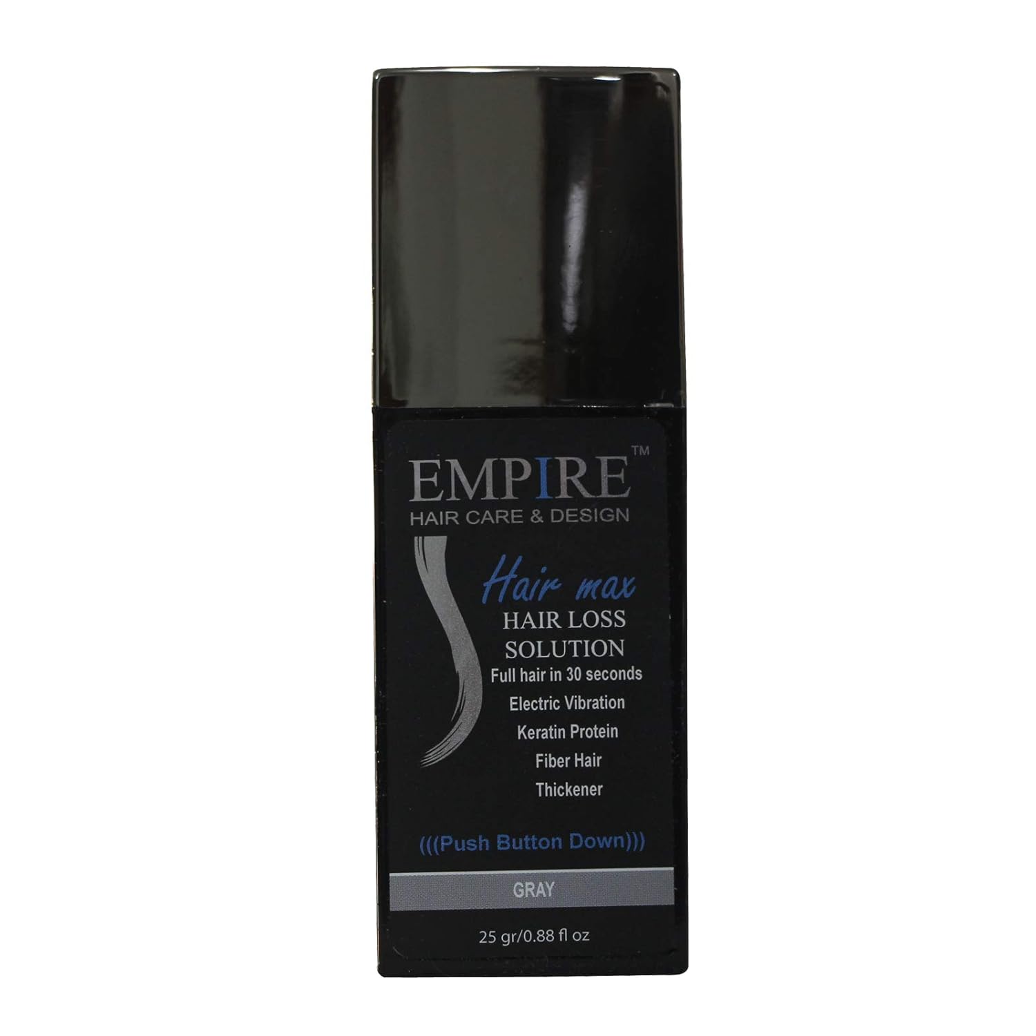 Empire Hair Max Keratin Loss Concealer Thickening Fibers Builder 0.88oz / 25gr (Gray)