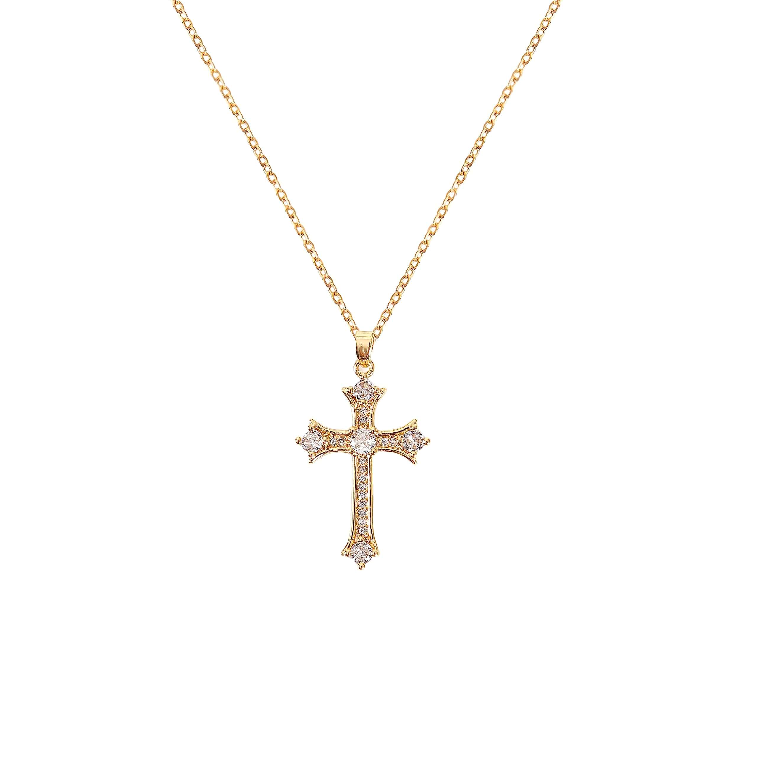 Cross Pendant Necklace for Women Jewelry Gold Cross Necklaces for Women Cross Necklace Minimalist Trendy Jewelry Valentines Day