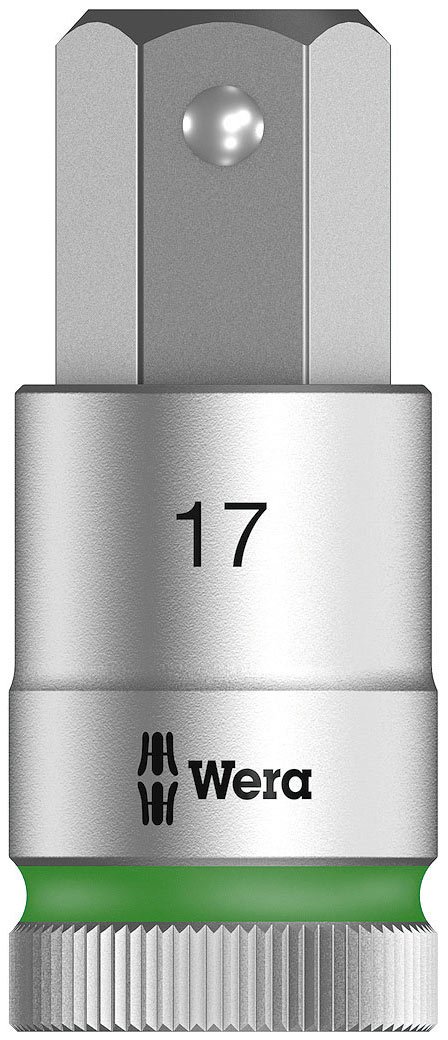Wera 8740C Hf Zyklop 1/2" Drive Hexagon Socket Bit Metric 1/2" 17Mm