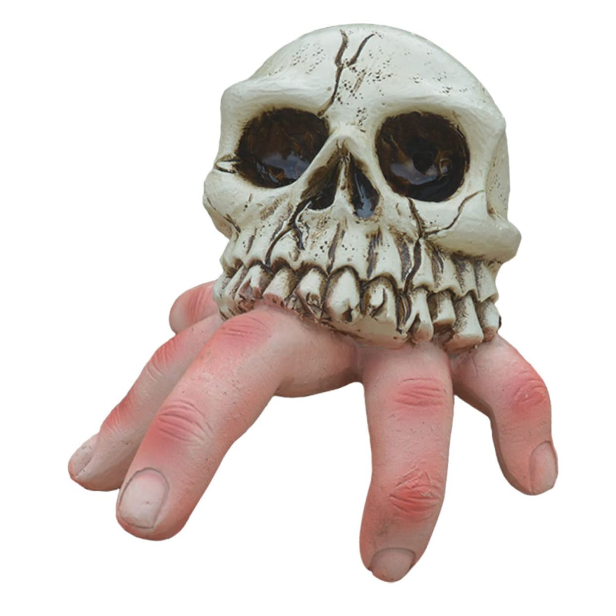 Calaveras decorativas PRETYZOOM de resina para adorno de Halloween