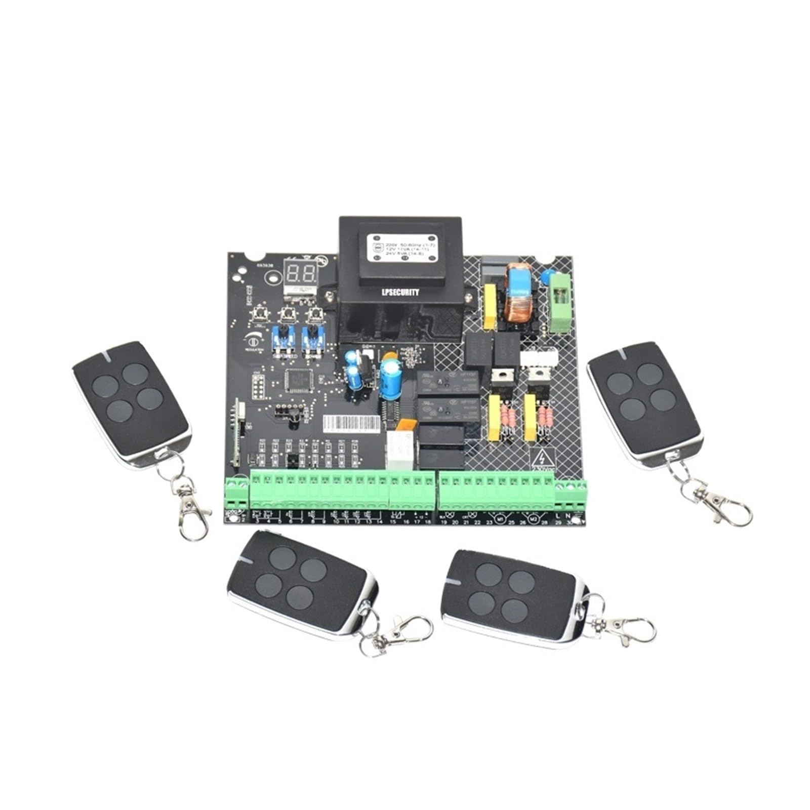 Motore Cancello Scorrevole, Scheda di controllo elettronica del circuito del controller 'unità di controllo del motore AC 'apriporta automatico del cancello a battente(Board 6 remotes)