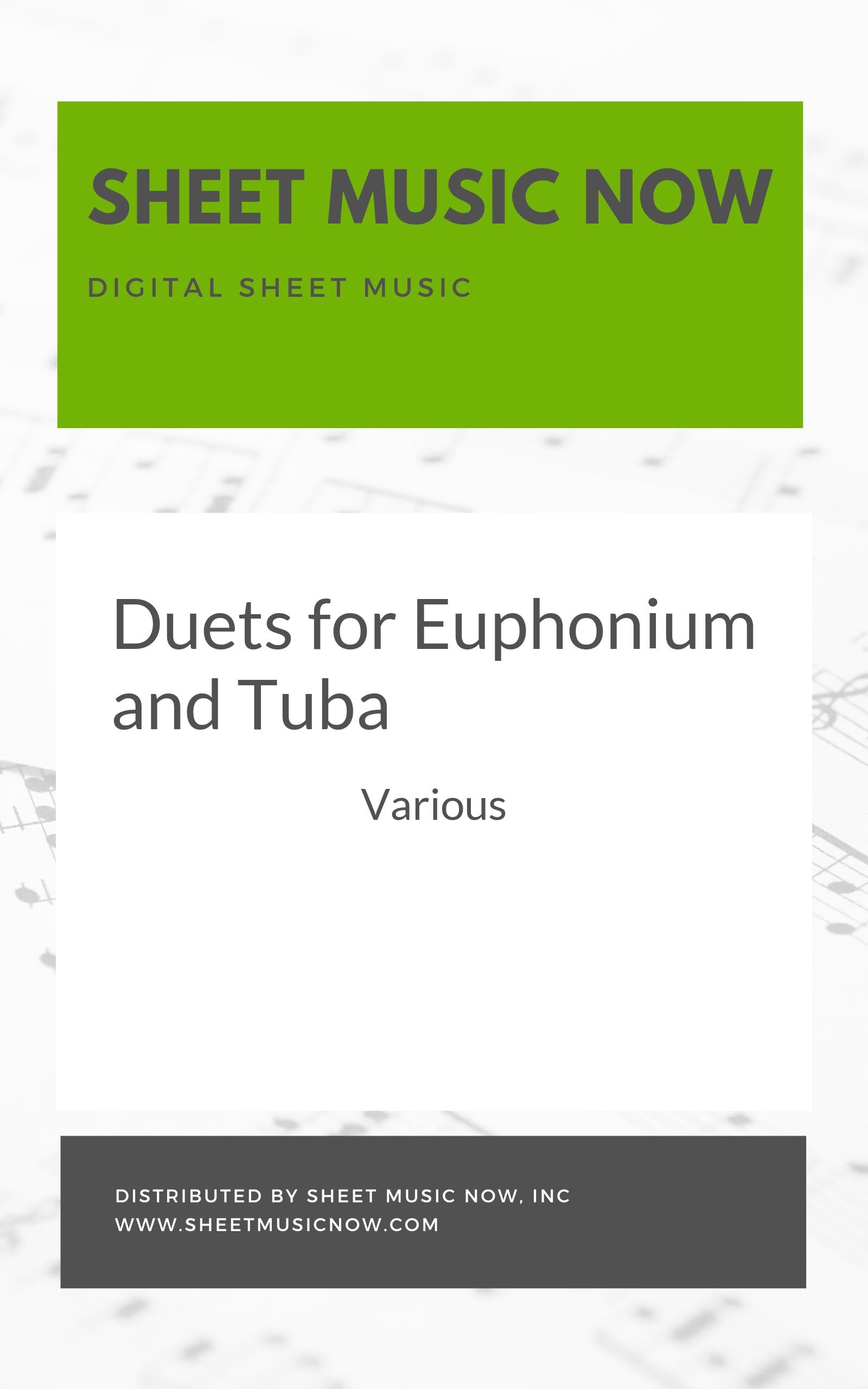 Duets for Euphonium and Tuba