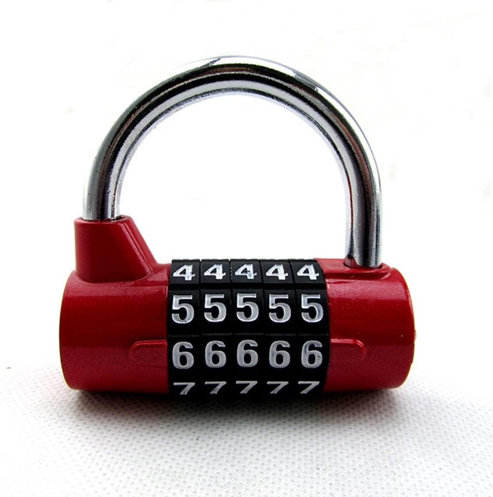 1PC Gymnasium Door Lock Padlock Student Cabinet Password Lock Children's Home Locks Cabinet Dormitory Small Locks Lovely(A)