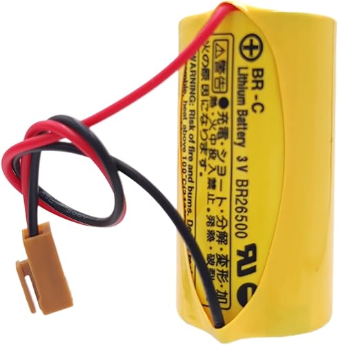 Miniatura 5 de Paquete de 5 baterías de litio no recargables BR-C de 3.0 V de 5000 mAh de capacidad ultra alta compatible con A02B-0120-K106 A98L-0031-0007 BR26500